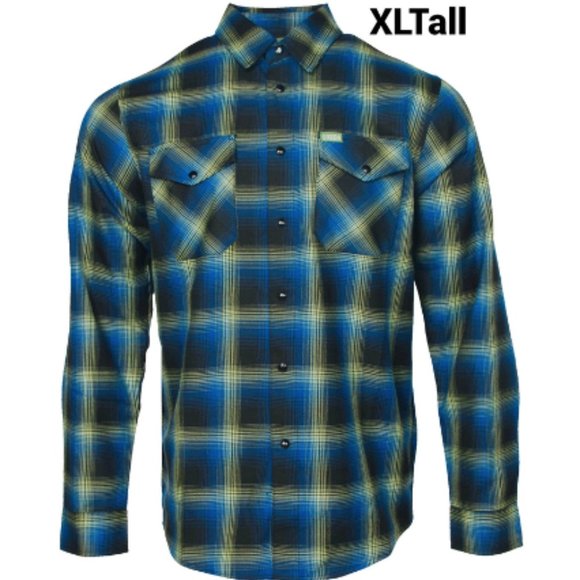 DIXXON Flannel GILL MAN Men's Flannel Shirt XL Tall - Picture 1 of 12
